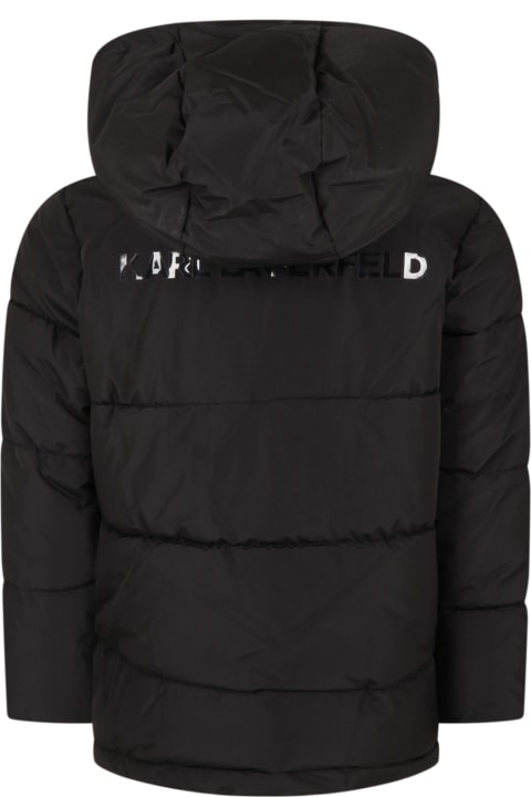 Black Jacket For Boy With Logo