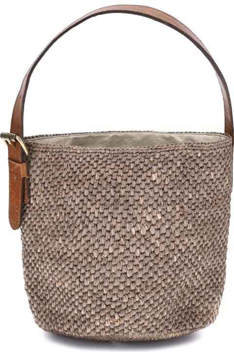 Ibeliv for Women Ibeliv Raffia Lova Bucket Bag