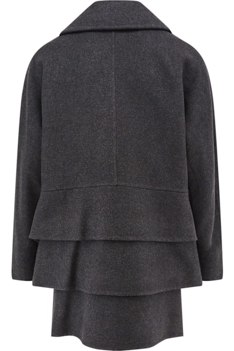 Homeware Max Mara 'asturie1234' Grey Cashmere Blend Coat