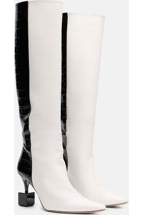 Boots for Women Jacquemus Les Bottes Bisou Leather Boots