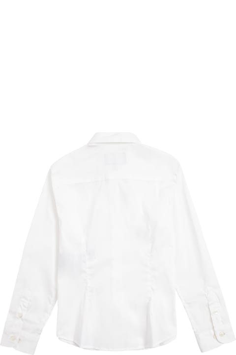 Fashion for Boys Emporio Armani White Cotton Poplin Shirt