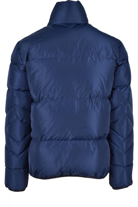 Men's Blue Padded Jacket
