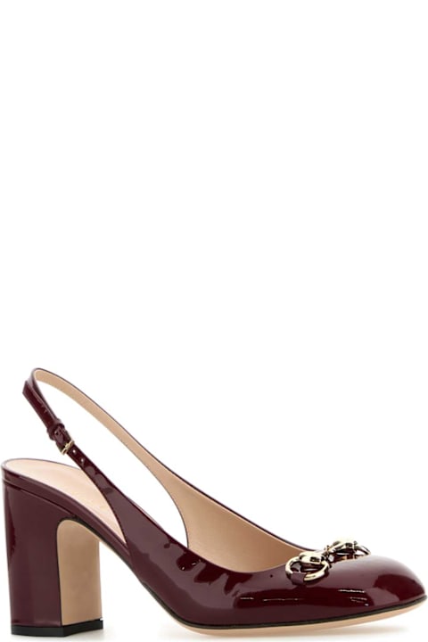 Gucci High-Heeled Shoes for Women Gucci Tiziano Red Leather Pumps