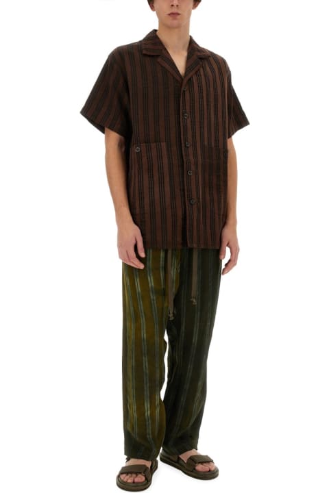 Uma Wang Shirts for Men Uma Wang Striped Shirt