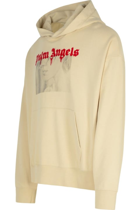 Sweaters for Men Palm Angels 'portrait Pencil' Hoodie