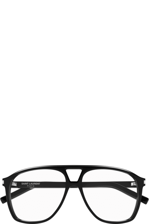 Saint Laurent Eyewear Eyewear for Women Saint Laurent Eyewear Sl 596 Dune Opt 001 Black Glasses