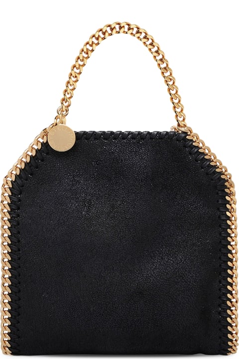 Stella McCartney Totes for Women Stella McCartney Tiny Tote Eco Shaggy Deer W/gold Color Chain