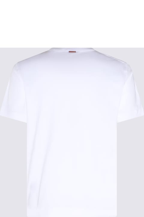 メンズ Zegnaのトップス Zegna White Cotton T-shirt