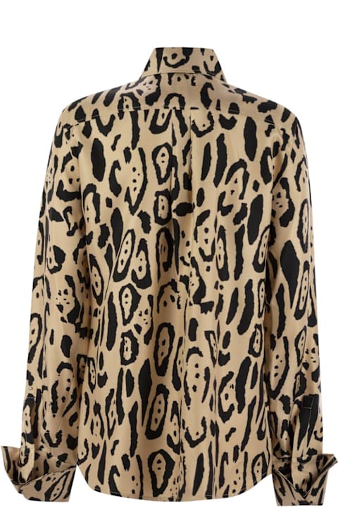 Homeware SportMax Armony Animal Patterned Long-sleeved Shirt