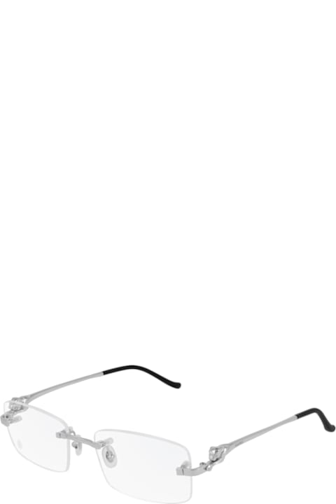 أدوات منزلية Cartier Eyewear Ct0281o002-silver-silver-transparent