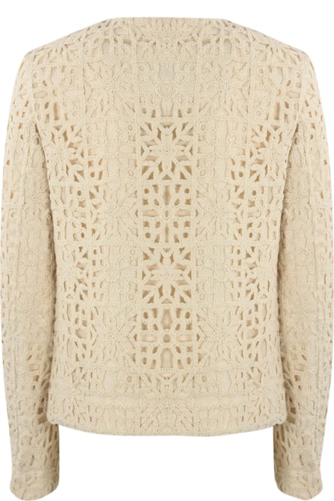 Fay for Women Fay Short Jacket In Embroidered Cotton