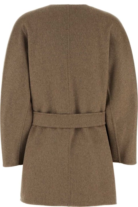 Max Mara Clothing for Women Max Mara Biscuit Cashmere Albata Coat