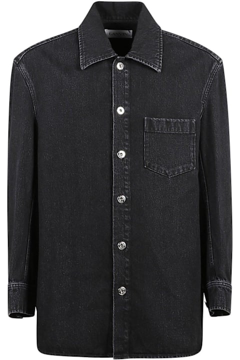 Lanvin for Men Lanvin Cocoon Button-up Denim Shirt