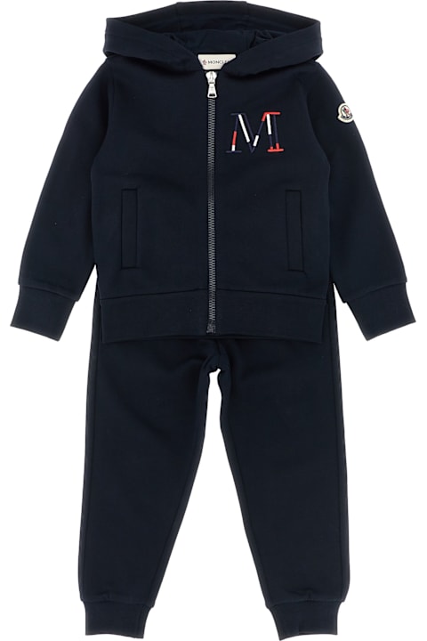 Homeware Moncler Logo Embroidery Sweatshirt + Joggers