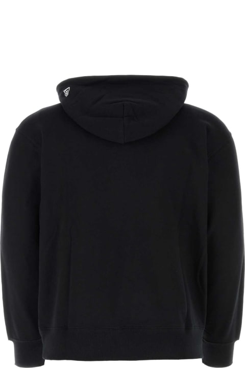 メンズ Yohji Yamamotoのフリース＆ラウンジウェア Yohji Yamamoto Black Cotton Sweatshirt