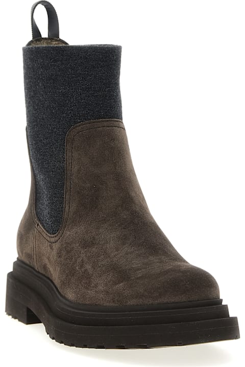 Brunello Cucinelli Boots for Women Brunello Cucinelli Monile Ankle Boots