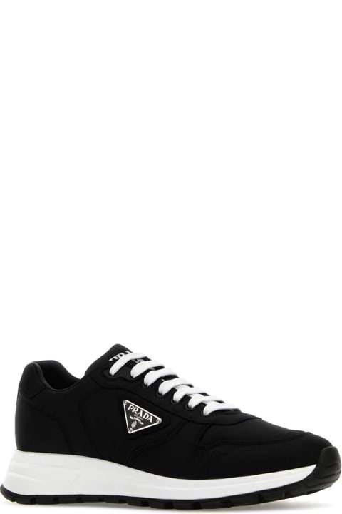 Prada Sneakers for Men Prada Black Re-nylon Prax 01 Sneakers