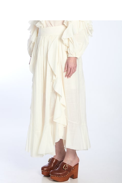 Homeware Zimmermann Acacia Ruffle Maxi Skirt