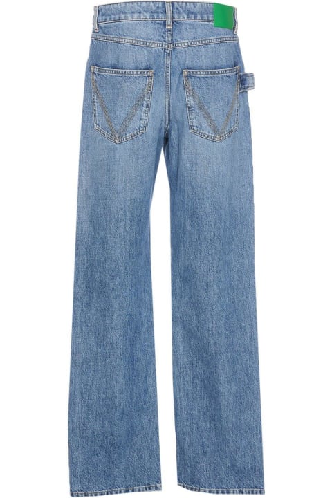 Jeans for Women Bottega Veneta Vintage Washed Boyfriend Denim Jeans