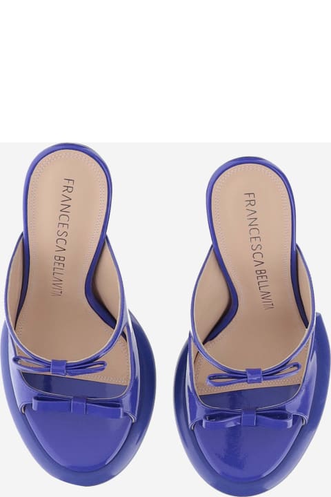 Francesca Bellavita Sandals for Women Francesca Bellavita Exstasy Leather Mules
