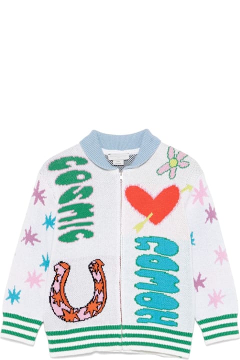 Topwear for Girls Stella McCartney Kids Cardigan Con Stampa