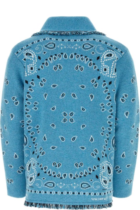 Alanui Sweaters for Men Alanui Embroidered Cashmere Bandana Cardigan