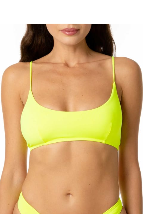 أدوات منزلية MC2 Saint Barth Woman Fluo Yellow Bralette Swimsuit