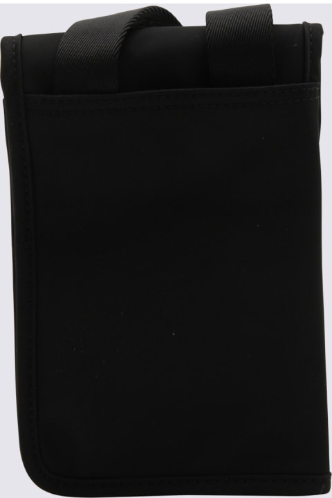 Shoulder Bags for Men Maison Kitsuné Black Pouches