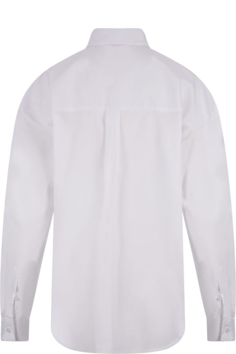 Stella Jean Topwear for Women Stella Jean Over Fit Shirt In White Poplin