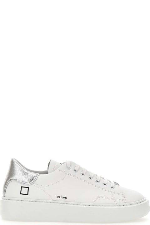 Shoes for Women D.A.T.E. "sfera Laminated" Leather Sneakers