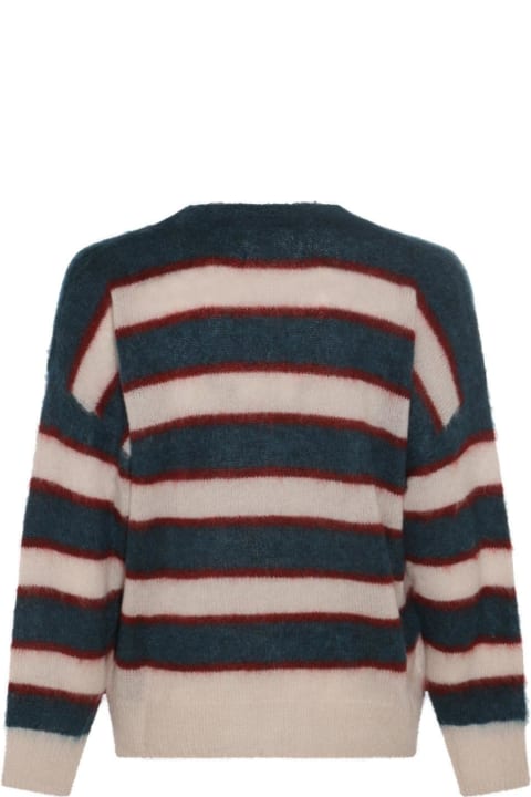 Sweaters for Men Isabel Marant Stripe Detailed Crewneck Jumper