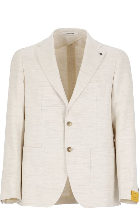Tagliatore Coats & Jackets for Men Tagliatore Linen And Cotton Jacket