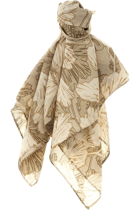 Scarves & Wraps for Women Brunello Cucinelli Floral Scarf