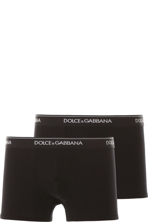 Dolce & Gabbana Underwear for Women Dolce & Gabbana Bi-pack Logo Boxer