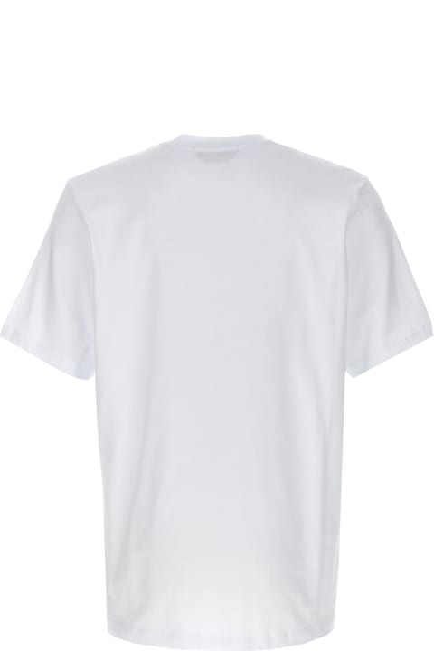 MSGM Topwear for Men MSGM 'camo Season Box Logo' T-shirt