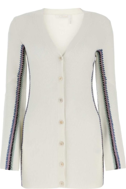Homeware Chloé Ivory Wool Cardigan