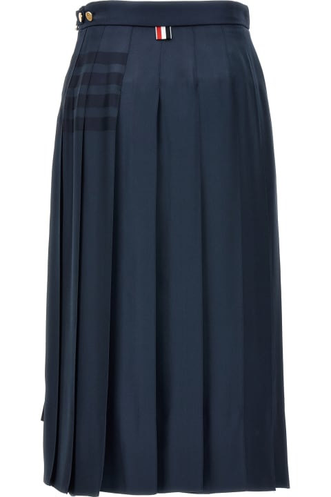 Fashion for Women Thom Browne 'below Knee Dropped Back Pleated' Skirt
