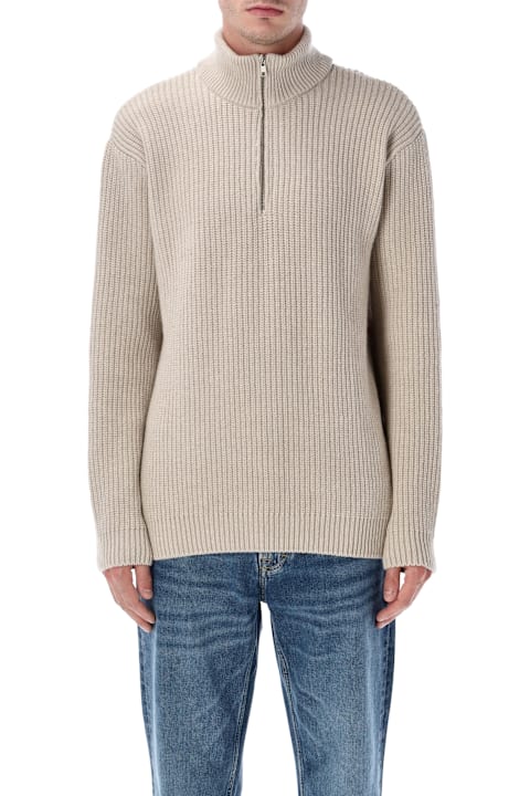 Colorful Standard for Women Colorful Standard Colorful Standard Recycled Merino Wool Quarter Zip Sweater