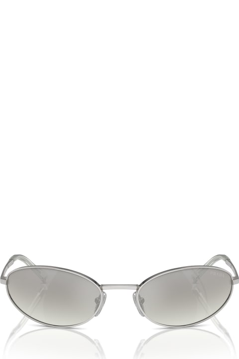 Prada Eyewear Eyewear for Women Prada Eyewear Pr A59s Silver Sunglasses