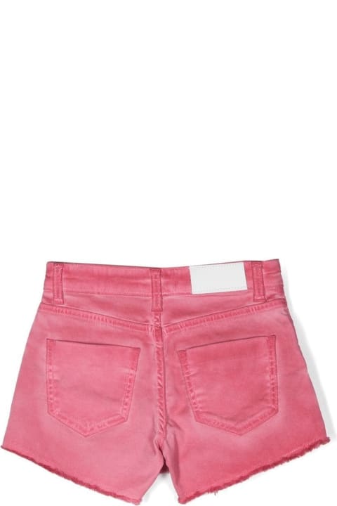 Bottoms for Girls MSGM Pink Denim Shorts