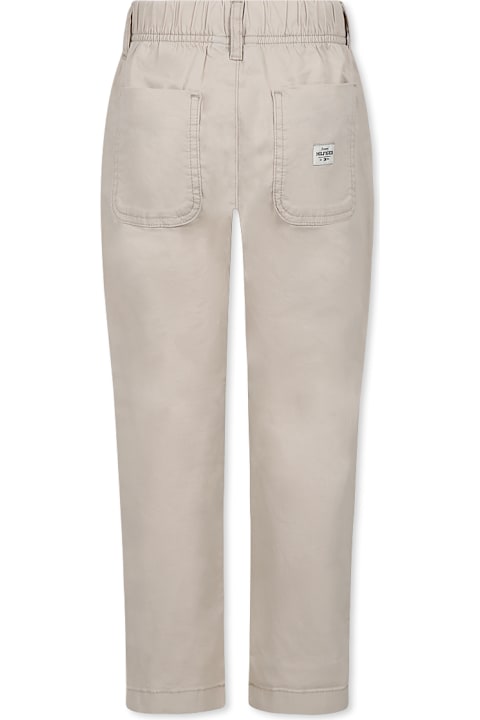 Homeware Tommy Hilfiger Beige Trousers For Boy With Logo