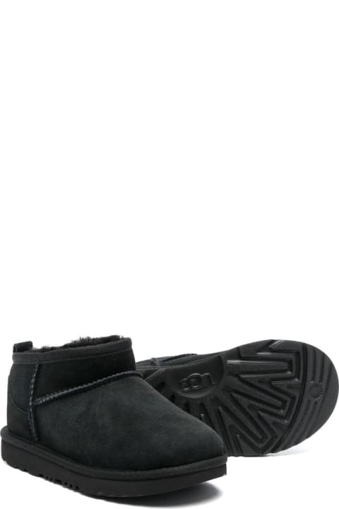UGG Shoes for Baby Girls UGG Black Classic Ultra Mini Boots