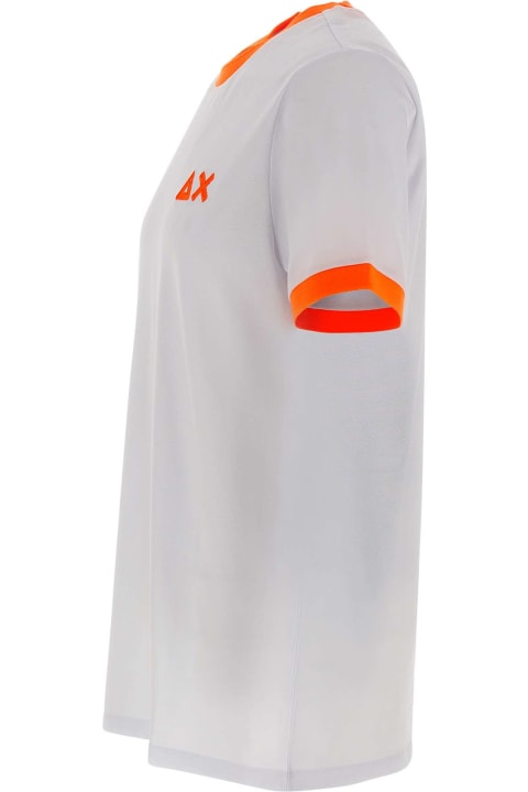 Topwear for Men Sun 68 "fluo Logo"cotton T-shirt