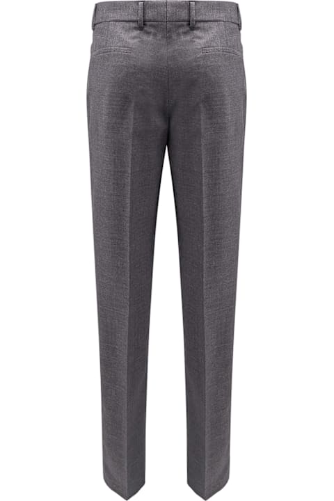 Brunello Cucinelli Pants for Men Brunello Cucinelli Virgin Wool Trousers With Pinces