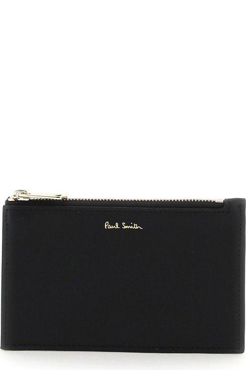 Paul Smith for Men Paul Smith Signature Stripe Leather Card Holder