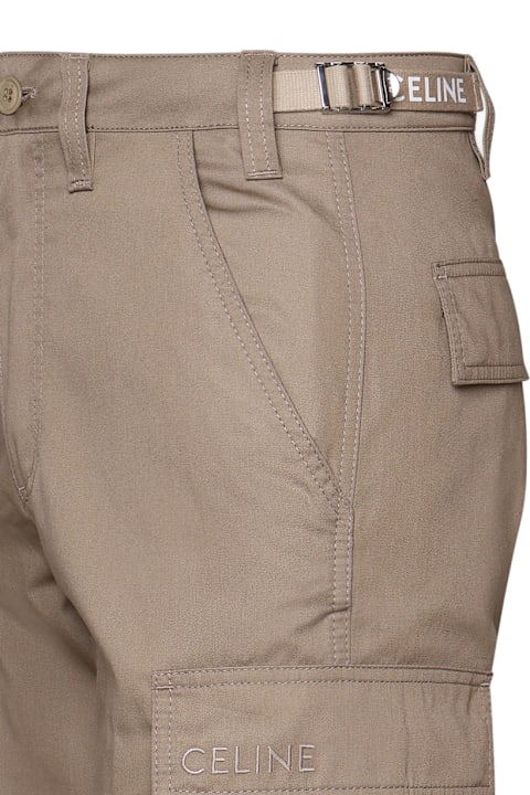 Celine for Men Celine Celine Technical Cotton Cargo Trousers