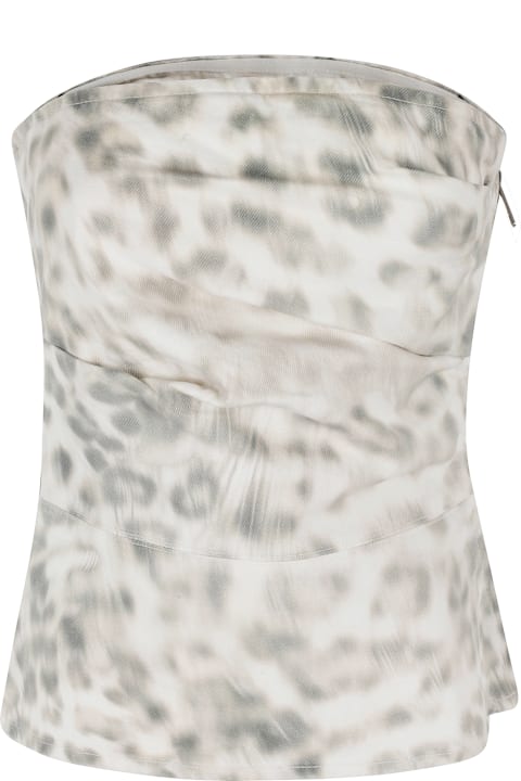 Rotate by Birger Christensen for Men Rotate by Birger Christensen Printed Denim Top