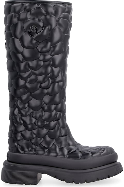 Homeware Valentino Garavani Valentino Garavani - Atelier Shoes 03 Rose Edition Rubber Boots