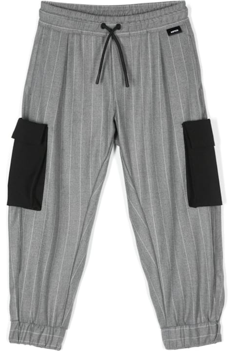 Homeware Aspesi Gray Cargo Trousers Boy