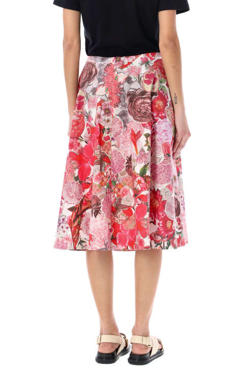 Fashion for Women Marni Floral Print Midi Skirt